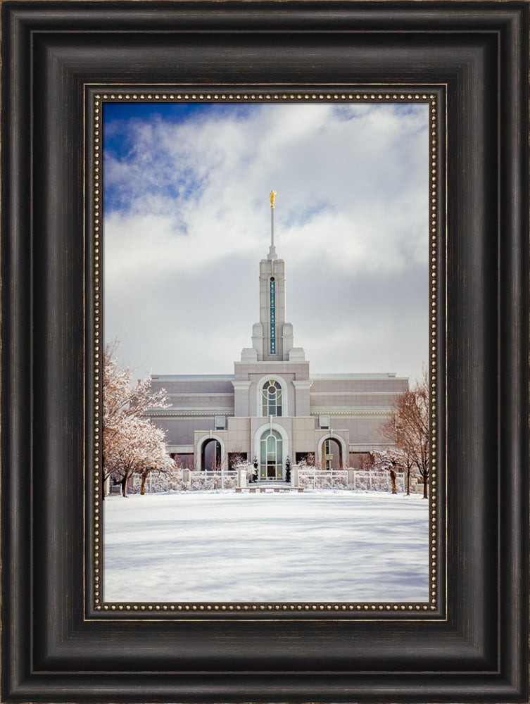 Mt Timpanogos Temple - Snowy White
