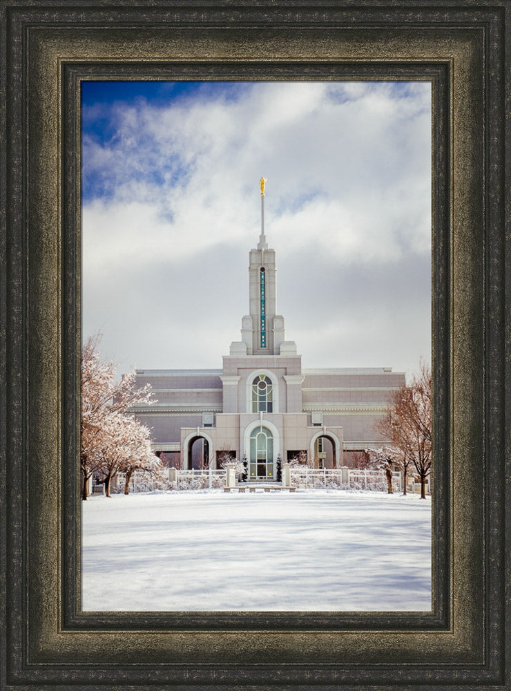 Mt Timpanogos Temple - Snowy White