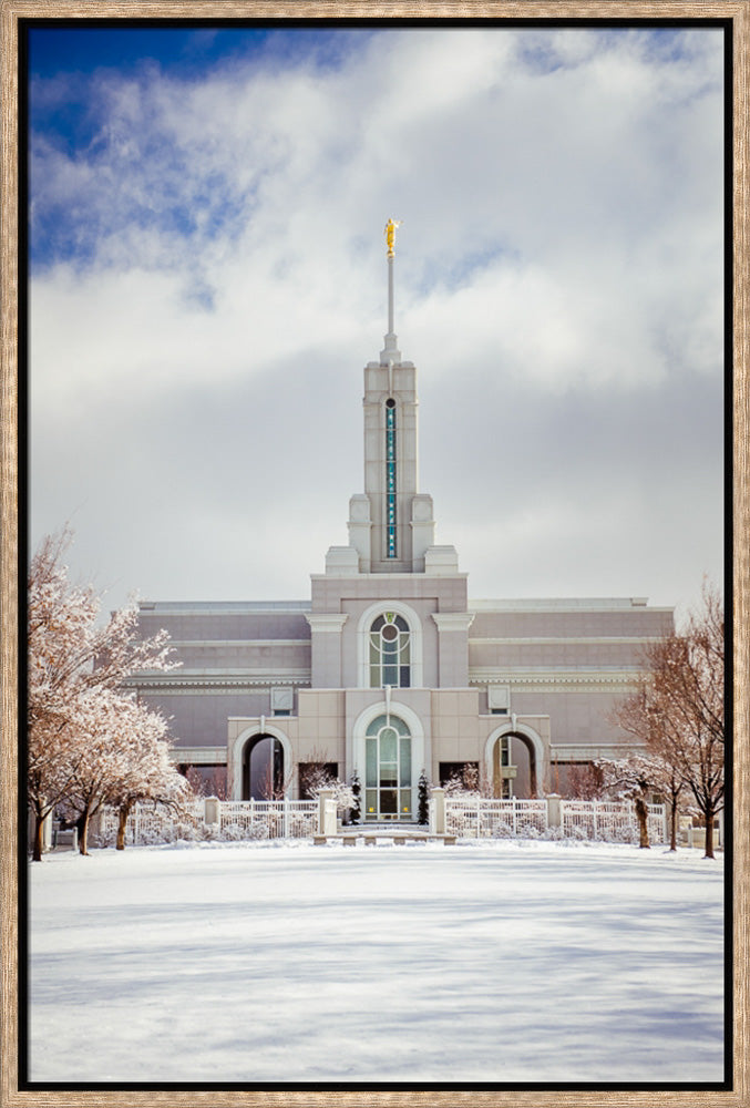 Mt Timpanogos Temple - Snowy White