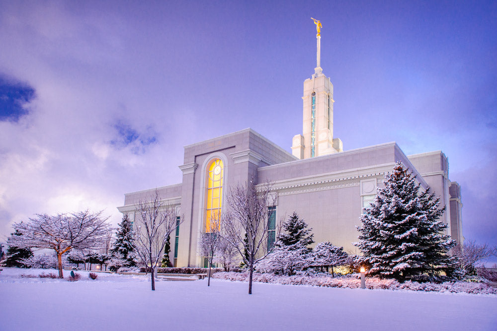 Mt Timpanogos Temple - After a Snowstorm