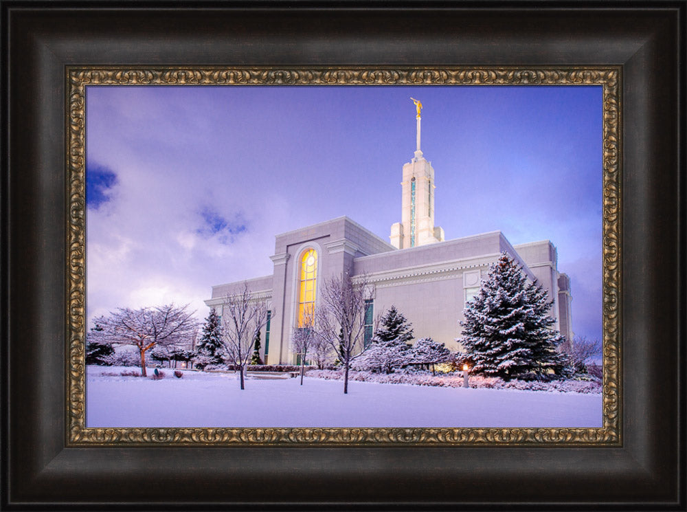 Mt Timpanogos Temple - After a Snowstorm