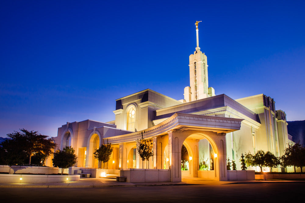 Mt Timpanogos Temple - At Twilight