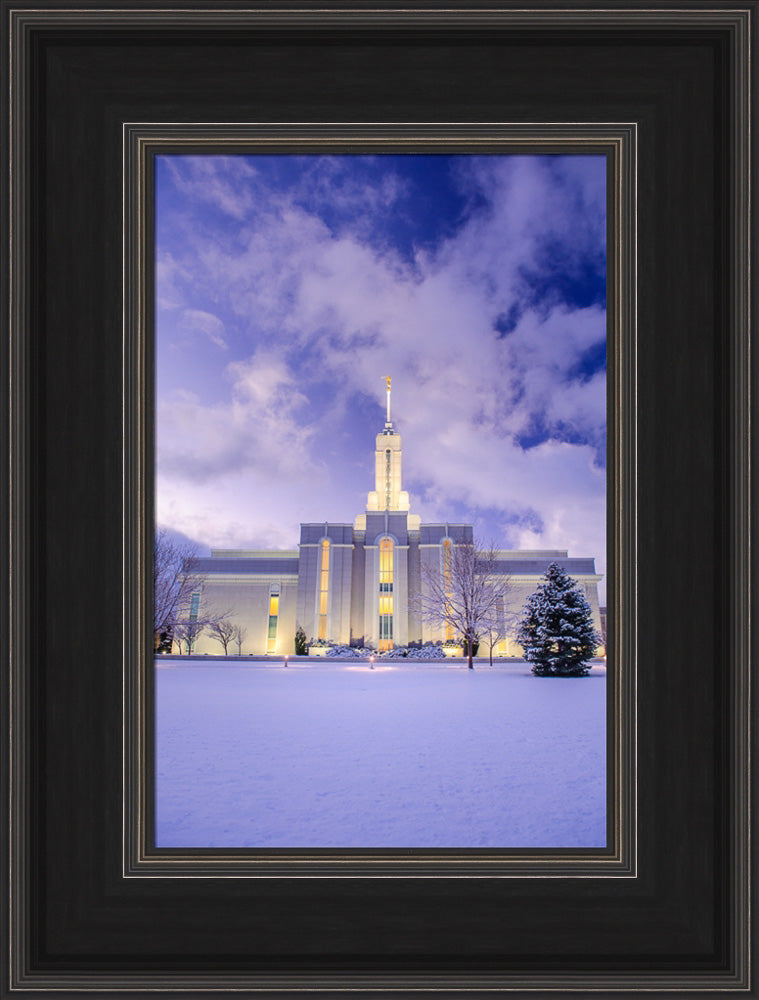 Mt Timpanogos Temple - Morning Snow