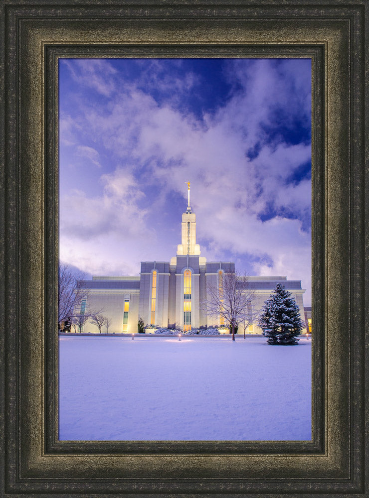 Mt Timpanogos Temple - Morning Snow