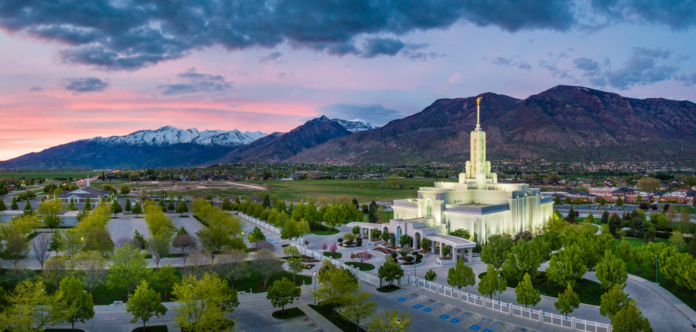 Mt Timpanogos Temple - Nestled in the Mountains