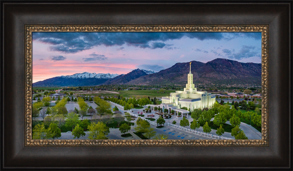 Mt Timpanogos Temple - Nestled in the Mountains