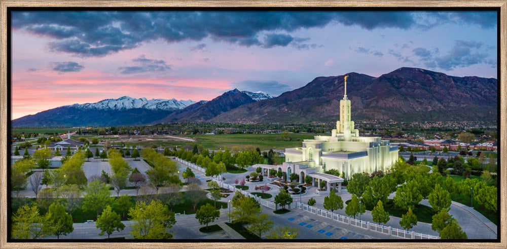 Mt Timpanogos Temple - Nestled in the Mountains