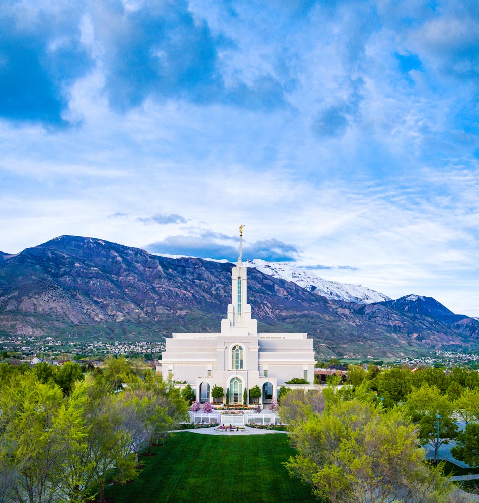 Mt Timpanogos Temple - In Front of Timpanogos