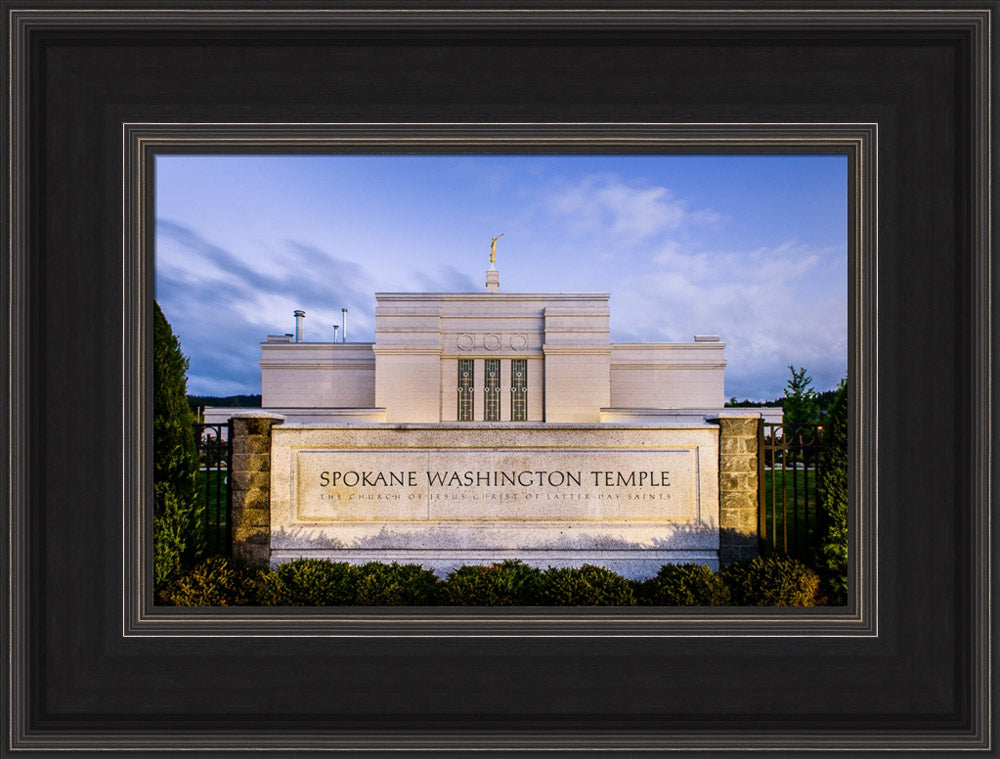 Spokane Temple - Sign