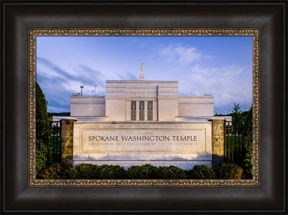 Spokane Temple - Sign