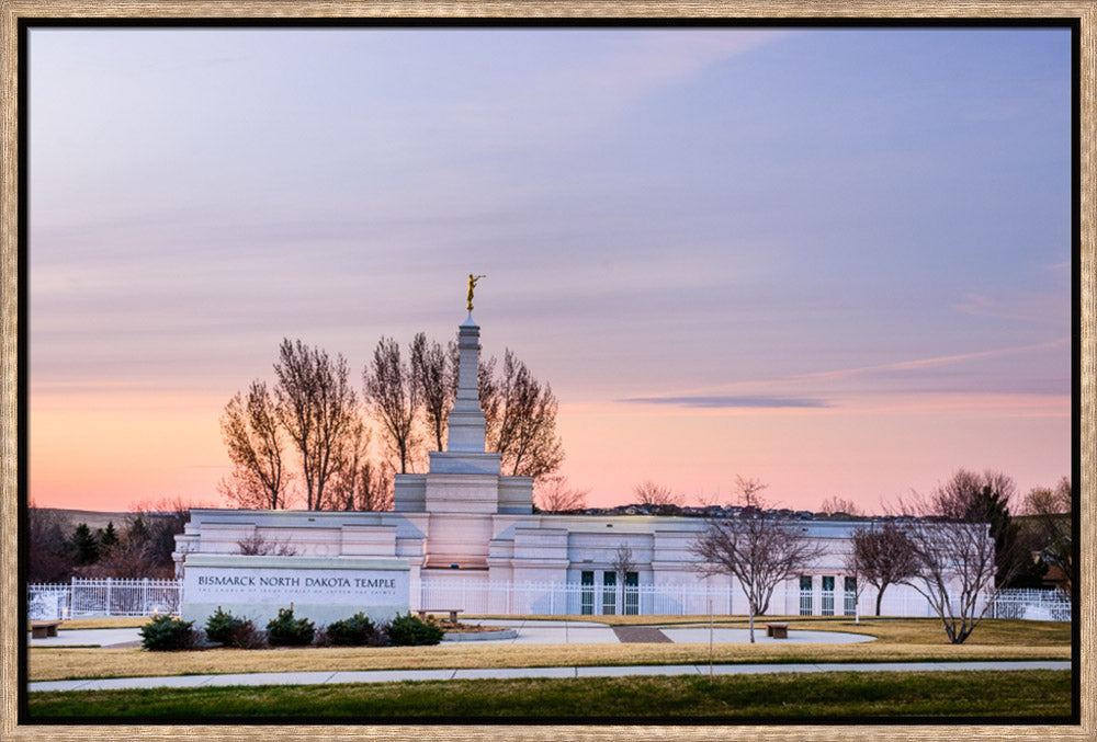 Bismarck Temple - Sunset Sign