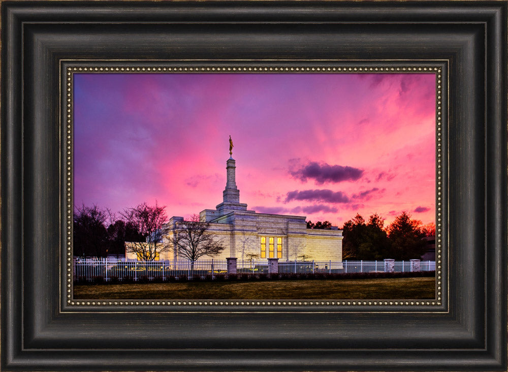 Detroit Temple - Pink Sunset