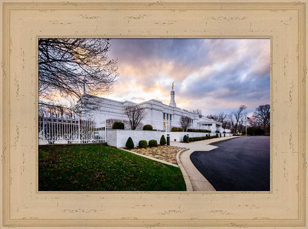 Louisville Temple - From the Side by Scott Jarvie