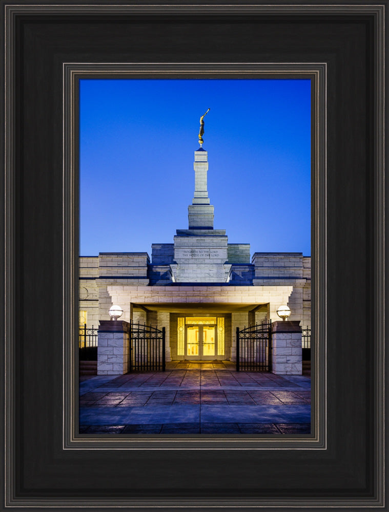 Oklahoma City Temple - Twilight by Scott Jarvie