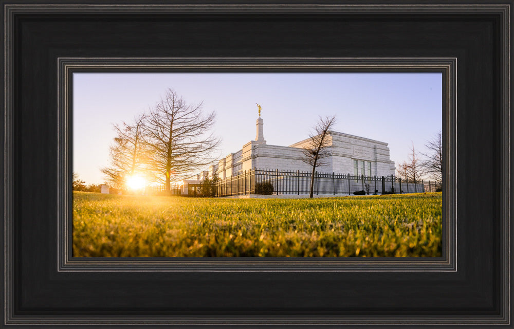 Oklahoma City Temple - Setting Sun