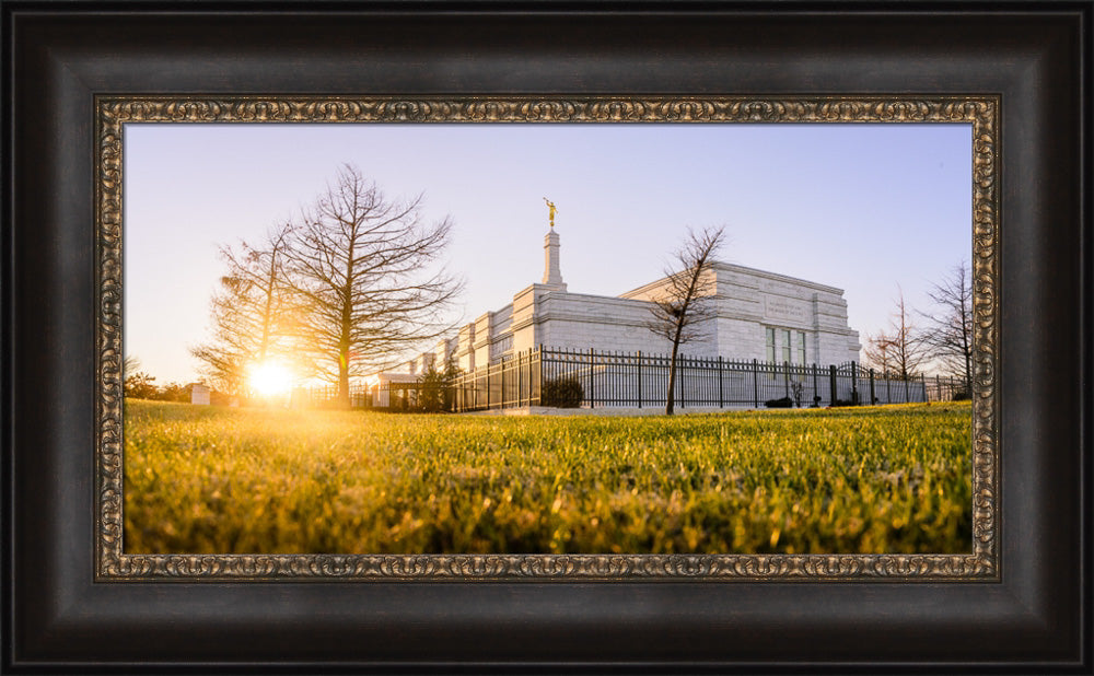 Oklahoma City Temple - Setting Sun