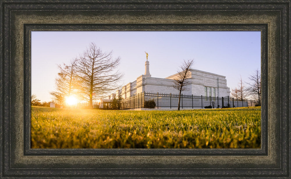 Oklahoma City Temple - Setting Sun