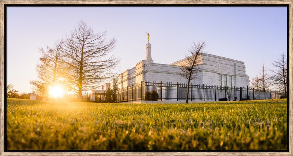 Oklahoma City Temple - Setting Sun