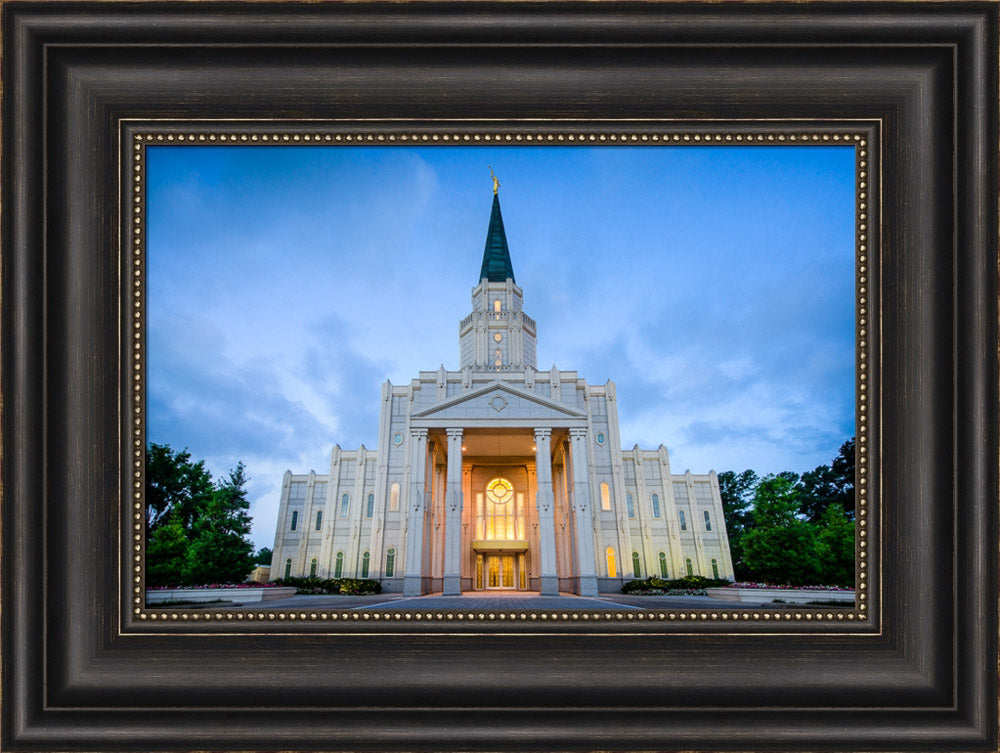 Houston Temple - Blue Twilight