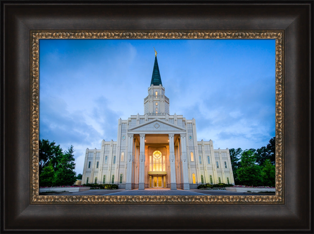 Houston Temple - Blue Twilight