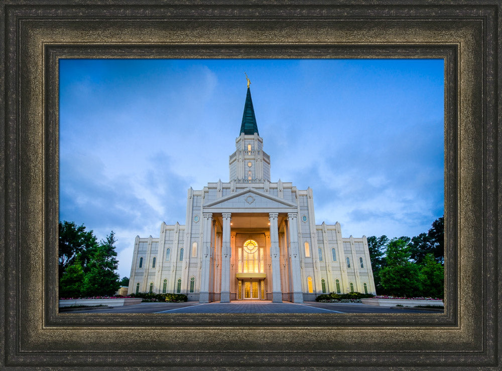 Houston Temple - Blue Twilight