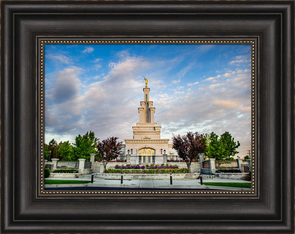 Columbia River Temple - Sunrise from the Front