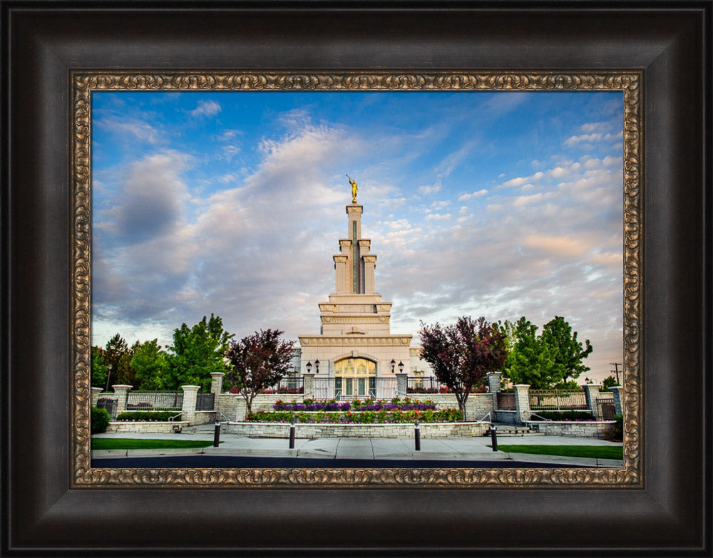 Columbia River Temple - Sunrise from the Front