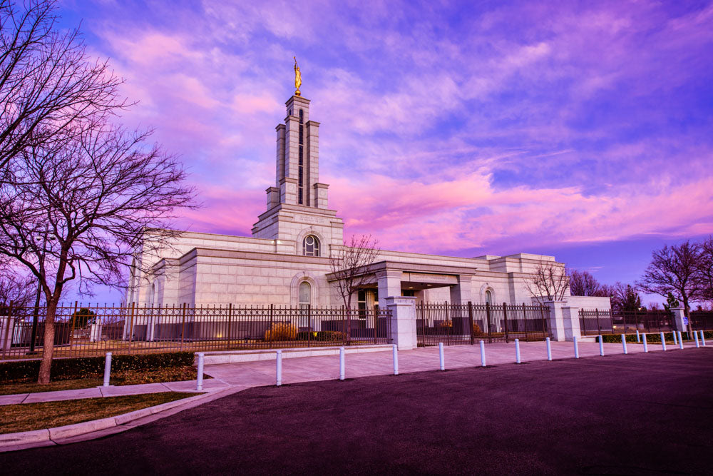 Lubbock Temple - Sunrise from the Left
