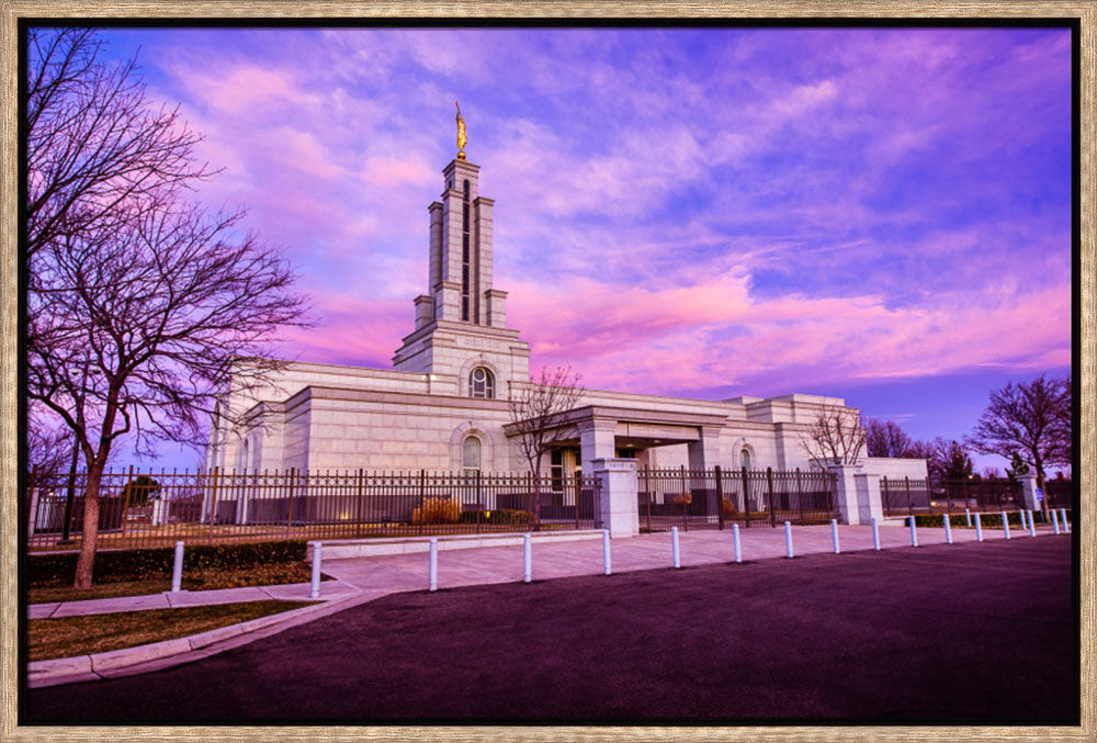 Lubbock Temple - Sunrise from the Left