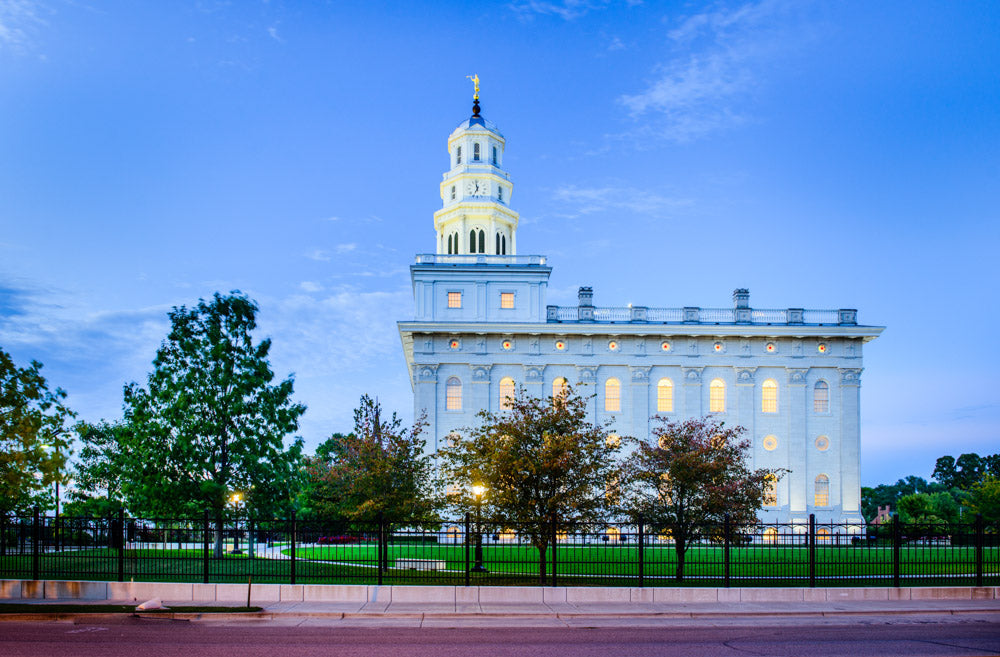 Nauvoo Temple - All Lit Up