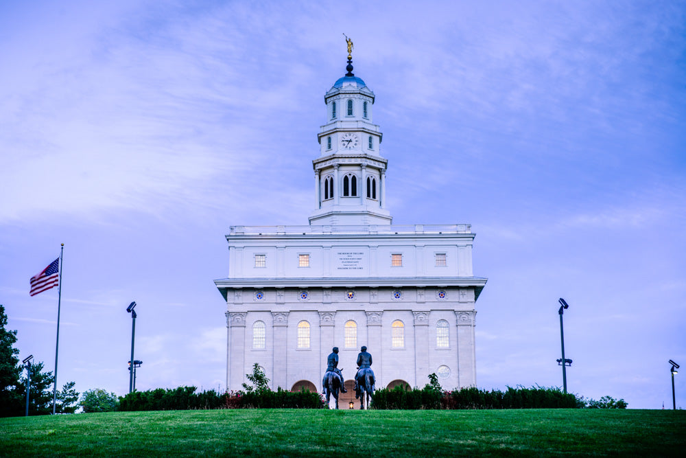 Nauvoo Temple - Horsemen