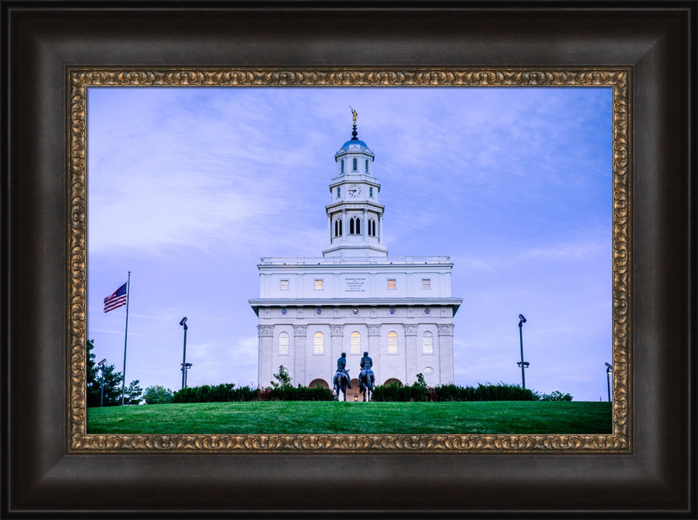 Nauvoo Temple - Horsemen