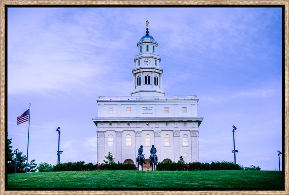 Nauvoo Temple - Horsemen