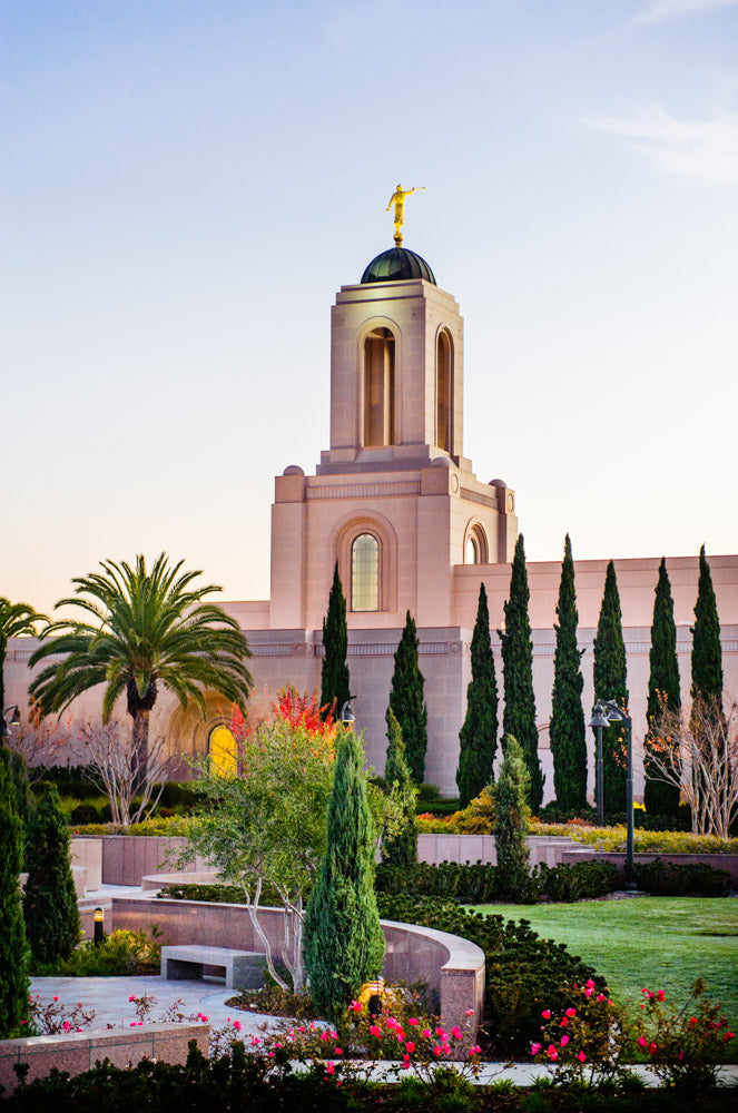 Newport Beach Temple - Vertical Vegitation