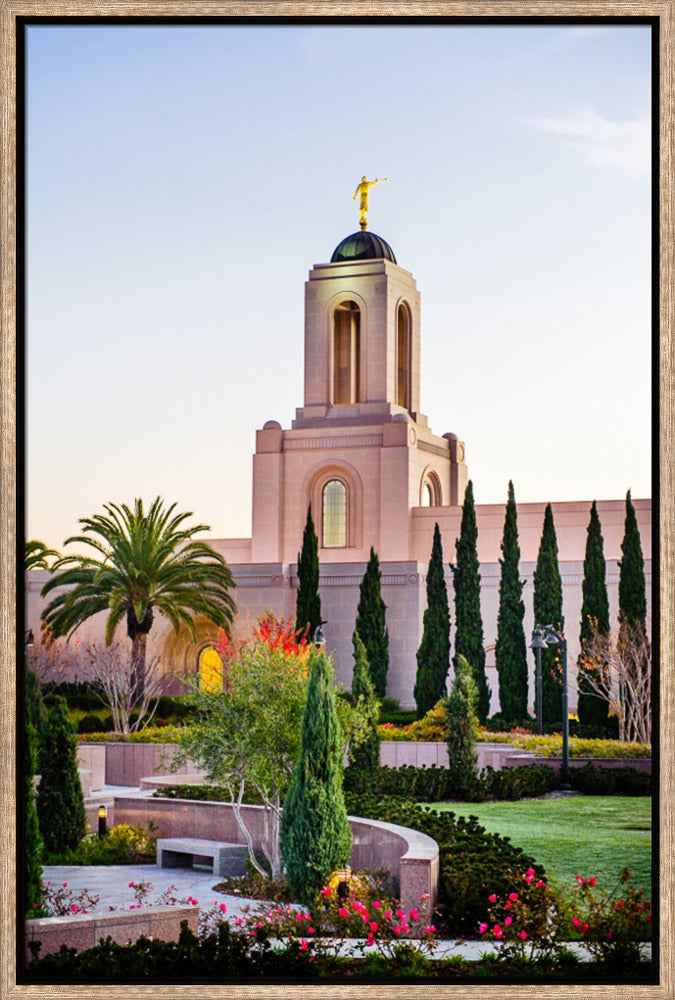 Newport Beach Temple - Vertical Vegitation