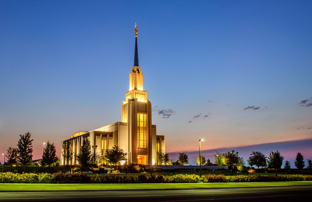 Twin Falls Temple - Horizontal