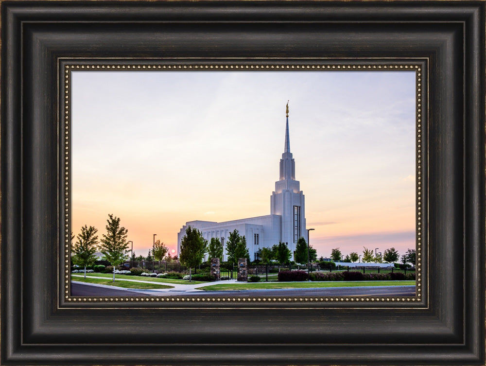 Twin Falls Temple - Sunset