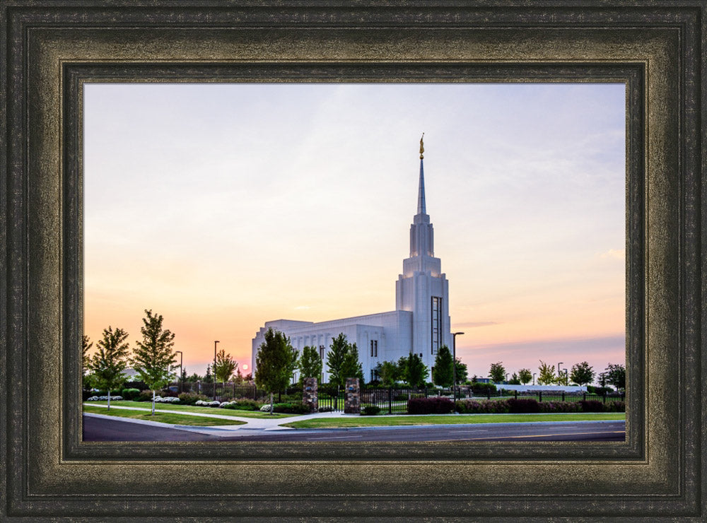 Twin Falls Temple - Sunset
