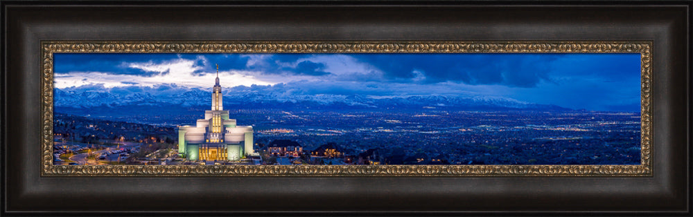 Draper Temple - Above the Fray Panorama