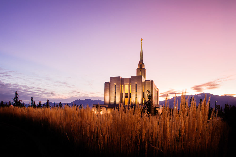 Oquirrh Mountain Temple - Morning Twilight