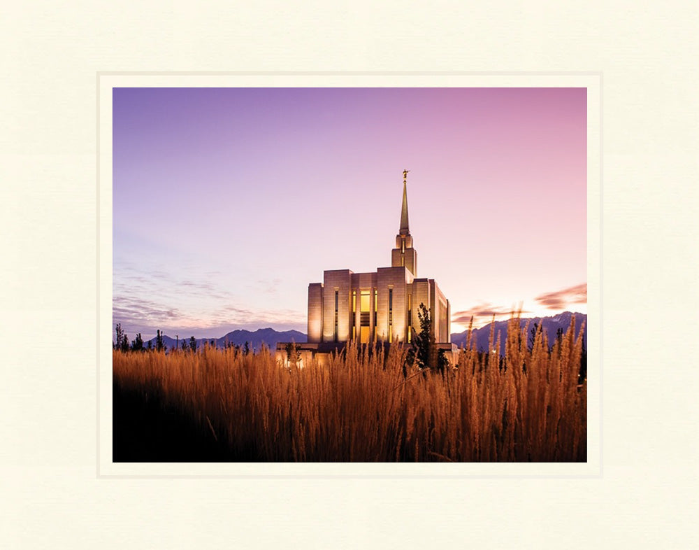 Oquirrh Mountain Temple - Morning Twilight