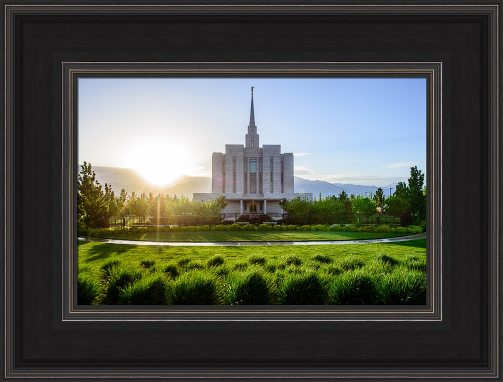 Oquirrh Mountain Temple - Sunbeams