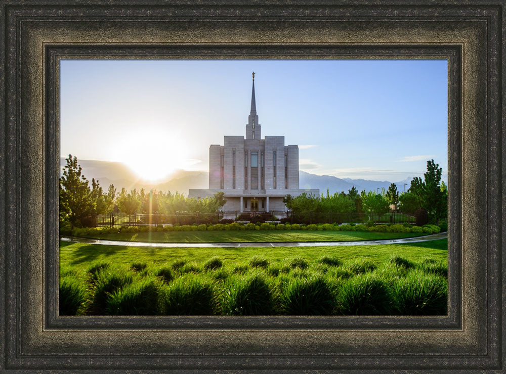 Oquirrh Mountain Temple - Sunbeams