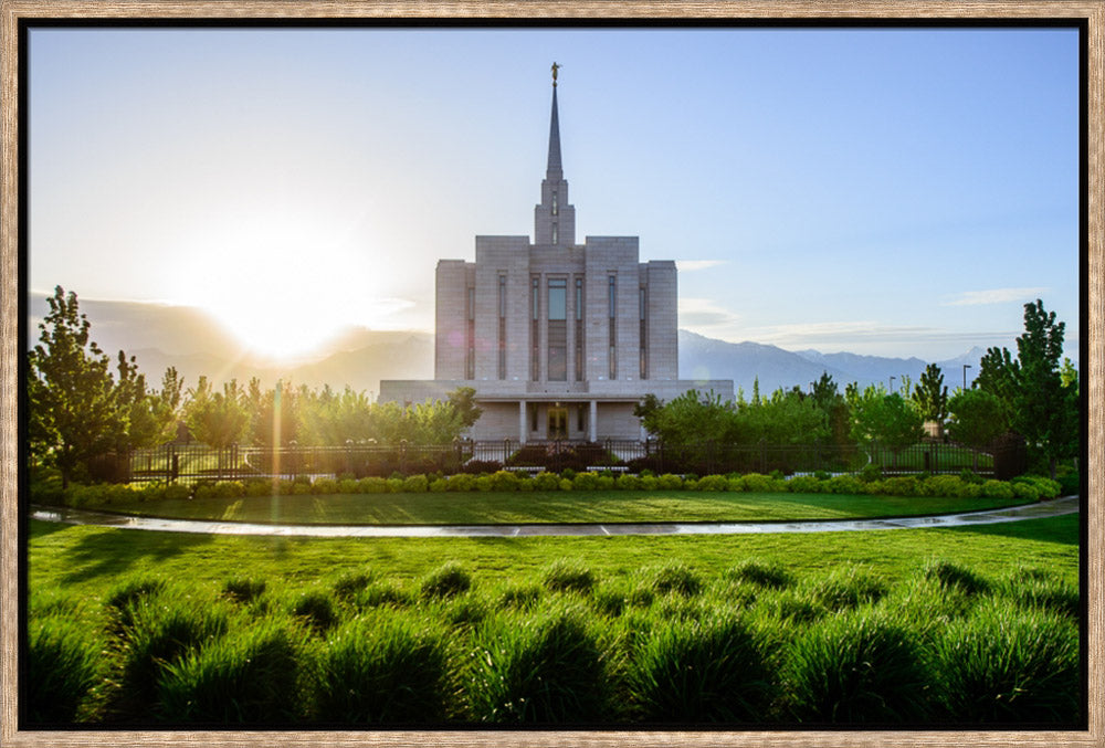 Oquirrh Mountain Temple - Sunbeams