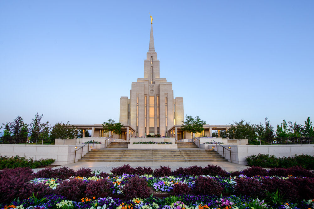 Oquirrh Mountain Temple - Garden Steps