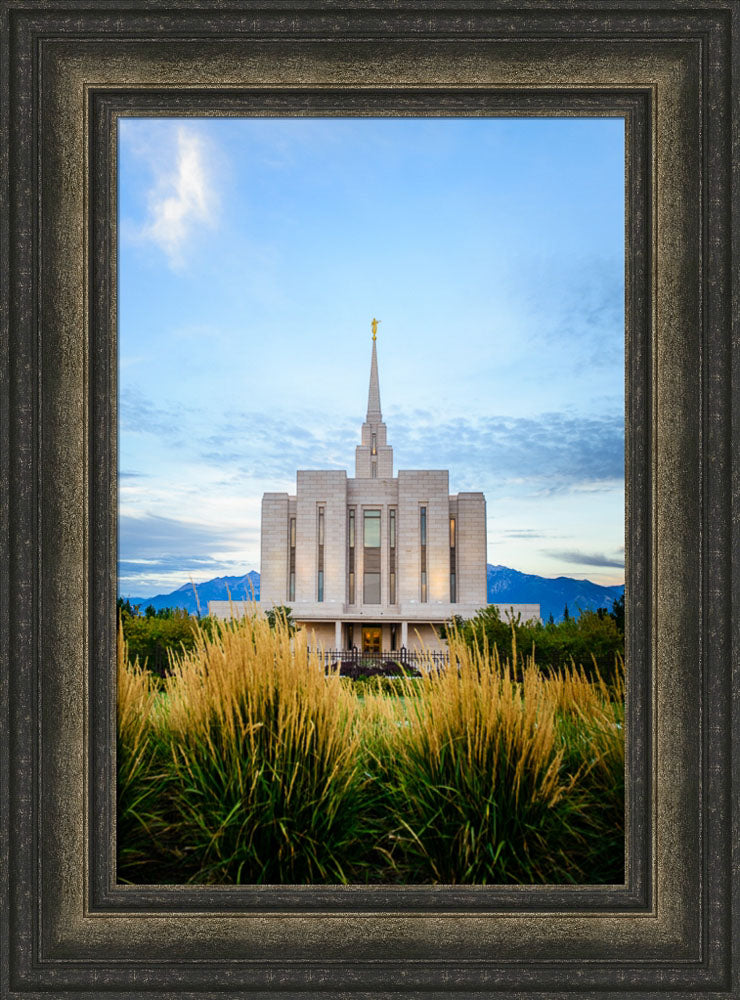 Oquirrh Mountain Temple - Through the Grass