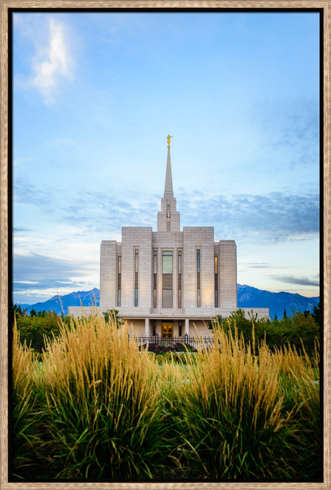 Oquirrh Mountain Temple - Through the Grass