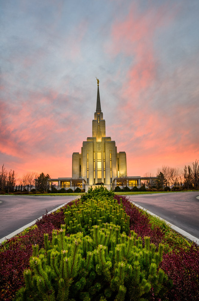Oquirrh Mountain Temple - Garden Symmetry