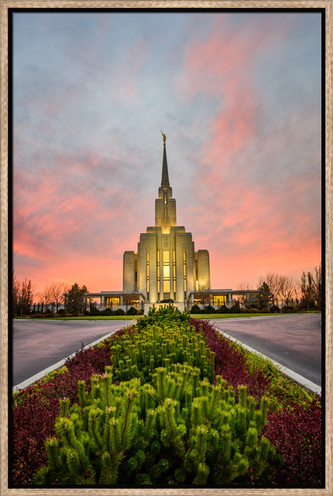 Oquirrh Mountain Temple - Garden Symmetry