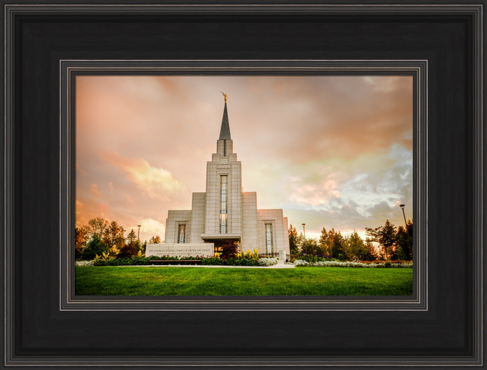 Vancouver Temple - Sunset